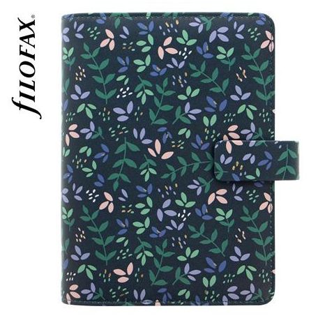 FILOFAX Kalendárium, gyűrűs, betétlapokkal, personal méret, FILOFAX "Garden Dusk"