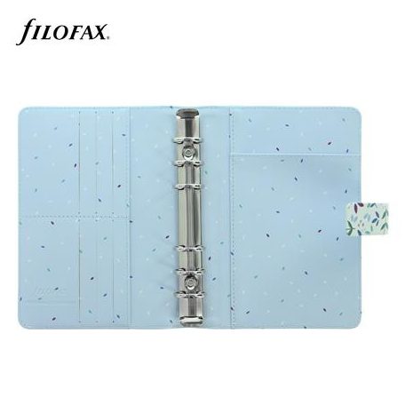 FILOFAX Kalendárium, gyűrűs, betétlapokkal, personal méret, FILOFAX "Garden Sunrise"