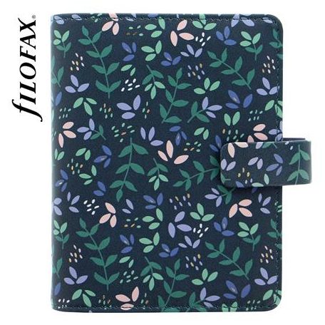 FILOFAX Kalendárium, gyűrűs, betétlapokkal, pocket méret, FILOFAX "Garden Dusk"