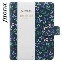   FILOFAX Kalendárium, gyűrűs, betétlapokkal, pocket méret, FILOFAX "Garden Dusk"