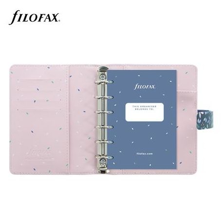 FILOFAX Kalendárium, gyűrűs, betétlapokkal, pocket méret, FILOFAX "Garden Dusk"