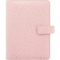   FILOFAX Kalendárium, gyűrűs, betétlapokkal, personal méret, FILOFAX, "Confetti", rózsakvarc