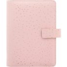 FILOFAX Kalendárium, gyűrűs, betétlapokkal, pocket méret, FILOFAX, "Confetti", rózsakvarc