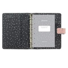   FILOFAX Kalendárium, gyűrűs, betétlapokkal, pocket méret, FILOFAX, "Confetti", rózsakvarc