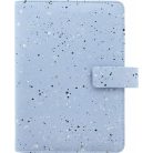 FILOFAX Kalendárium, gyűrűs, betétlapokkal, personal méret, FILOFAX, "Expressions", kék