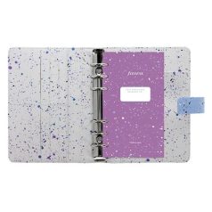   FILOFAX Kalendárium, gyűrűs, betétlapokkal, personal méret, FILOFAX, "Expressions", kék