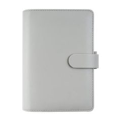   FILOFAX Kalendárium, gyűrűs, betétlapokkal, A5 méret, FILOFAX "Saffiano", gránit