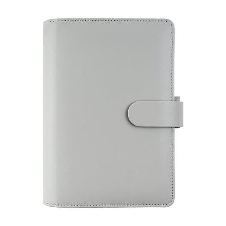 FILOFAX Kalendárium, gyűrűs, betétlapokkal, A5 méret, FILOFAX "Saffiano", gránit