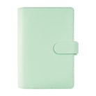 FILOFAX Kalendárium, gyűrűs, betétlapokkal, personal méret, FILOFAX "Saffiano", menta
