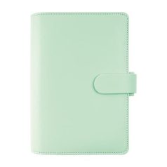   FILOFAX Kalendárium, gyűrűs, betétlapokkal, personal méret, FILOFAX "Saffiano", menta