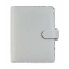   FILOFAX Kalendárium, gyűrűs, betétlapokkal, pocket méret, FILOFAX "Saffiano", gránit