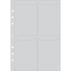   FILOFAX Kalendárium betét, kártyatartó, pocket méret, FILOFAX
