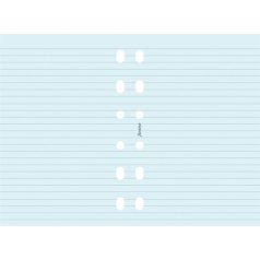   FILOFAX Kalendárium betét, jegyzetlap, A5, vonalas, FILOFAX, kék