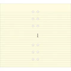   FILOFAX Kalendárium betét, jegyzetlap, A5, vonalas, FILOFAX, krémszín