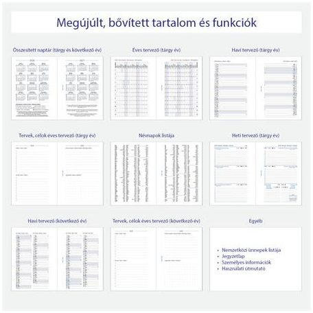 FILOFAX Kalendárium betét, tervező, heti, pocket (S) méret, FILOFAX, 2027