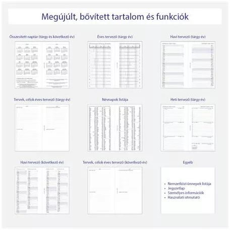 FILOFAX Kalendárium betét, tervező, heti, personal (M) méret, FILOFAX, 2026