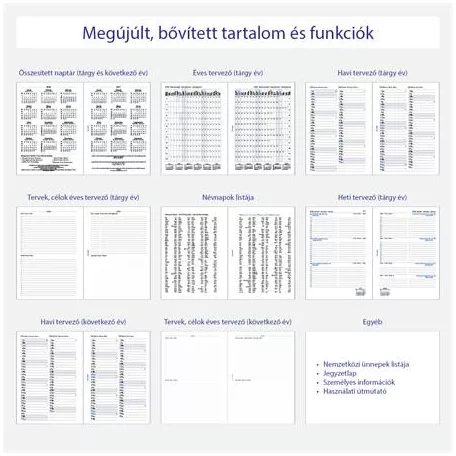FILOFAX Kalendárium betét, tervező, heti, A5 (L), FILOFAX, 2026