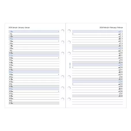 FILOFAX Kalendárium betét, tervező, heti, A5 (L), FILOFAX, 2026