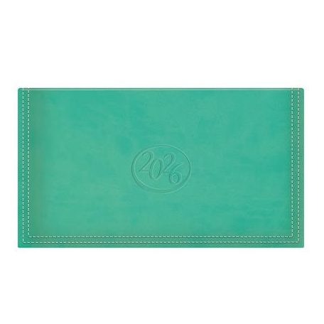 TOPTIMER Zsebnaptár, fekvő elrendezésű, TOPTIMER, "Ace", menta