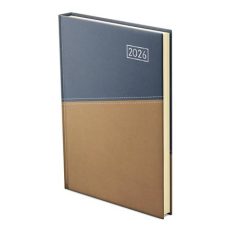   TOPTIMER Naptár, tervező, B5, heti, TOPTIMER "Duplex", kék-mustár