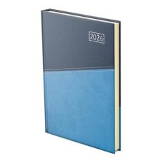   TOPTIMER Naptár, tervező, B5, heti, TOPTIMER "Duplex", kék-világoskék