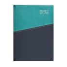 TOPTIMER Naptár, tervező, B5, heti, TOPTIMER "Duplex", türkiz-kék