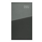 TOPTIMER Zsebnaptár, álló elrendezésű, TOPTIMER "Duplex", szürke-antracit