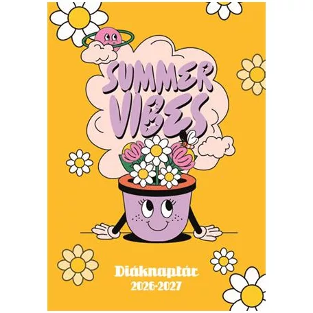 TOPTIMER Diáknaptár, 2026/2027 tanév, B6, heti, TOPTIMER "Summer"