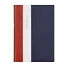 TOPTIMER Naptár, tervező, B5, heti, TOPTIMER "Fashion", bordó-fehér-kék