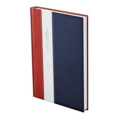   TOPTIMER Naptár, tervező, B5, heti, TOPTIMER "Fashion", bordó-fehér-kék