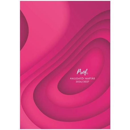 TOPTIMER Hallgatói naptár, 2026/2027 tanév, A5, heti, TOPTIMER, pink