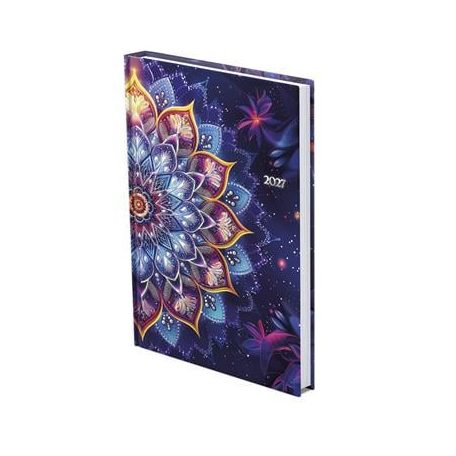 TOPTIMER Naptár, tervező, A5, heti, TOPTIMER "Joy", mandala