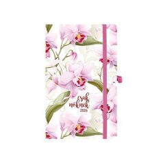   TOPTIMER Naptár, tervező, A5, heti, TOPTIMER, "Csak Nőknek", orchidea