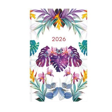 TOPTIMER Naptár, tervező, A5, heti, keskeny, TOPTIMER, "Joy", pálma