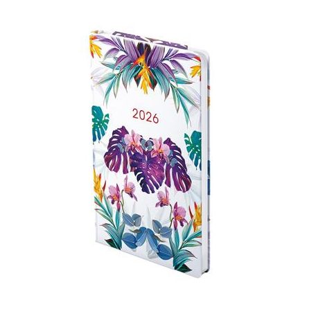 TOPTIMER Naptár, tervező, A5, heti, keskeny, TOPTIMER, "Joy", pálma