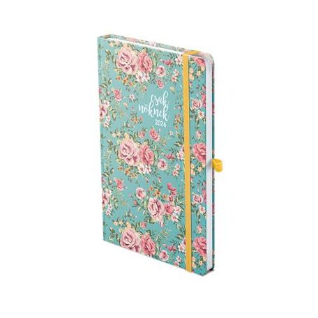 TOPTIMER Naptár, tervező, A5, heti, TOPTIMER, "Csak Nőknek", romantik