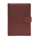 SATURNUS Kalendárium, gyűrűs, betétlapokkal, "L", marhabőr, SATURNUS, "212", bordó