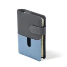 SATURNUS Kalendárium, gyűrűs, betétlapokkal, "L", műbőr, SATURNUS, "229", szürke-kék