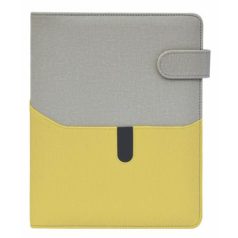   SATURNUS Kalendárium, gyűrűs, betétlapokkal, "L", műbőr, SATURNUS, "229", szürke-sárgászöld