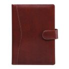 SATURNUS Kalendárium, gyűrűs, betétlapokkal, "L", újrahasznosított bőr, SATURNUS, "418", barna