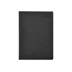   TOPTIMER Naptár, tervező, B6, heti, TOPTIMER "Madeira", fekete-bordó