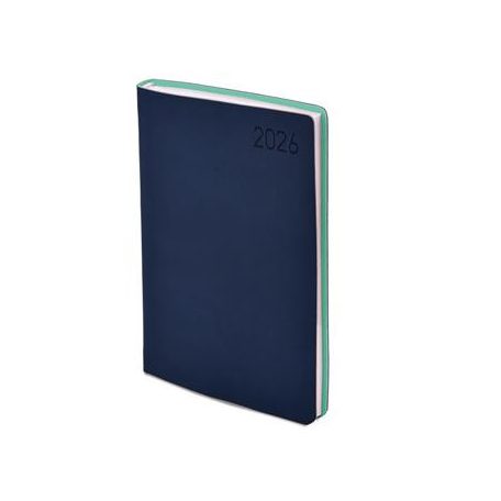 TOPTIMER Naptár, tervező, B6, heti, TOPTIMER "Madeira", kék-türkiz