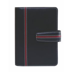   SATURNUS Kalendárium, gyűrűs, betétlapokkal, "M", műbőr, SATURNUS,"225", kék-piros