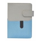 SATURNUS Kalendárium, gyűrűs, betétlapokkal, "M", műbőr, SATURNUS, "229", szürke-kék