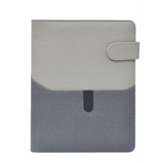   SATURNUS Kalendárium, gyűrűs, betétlapokkal, "M", műbőr, SATURNUS, "229", szürke-szürke