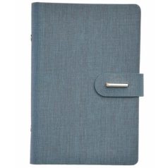   SATURNUS Kalendárium, gyűrűs, betétlapokkal, "M", műbőr, SATURNUS, "432", kék