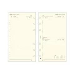   SATURNUS Kalendárium betét, tervező, napi, "M", SATURNUS, chamois 2026