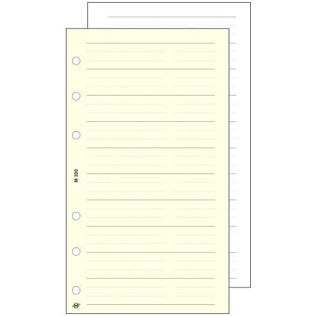 SATURNUS Kalendárium betét, telefon bianco, "M", SATURNUS, chamois