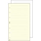 SATURNUS Kalendárium betét, jegyzetlap, "M", vonalas, SATURNUS, chamois