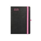 TOPTIMER Naptár, tervező, A5, heti, TOPTIMER, "Nero", fekete-pink
